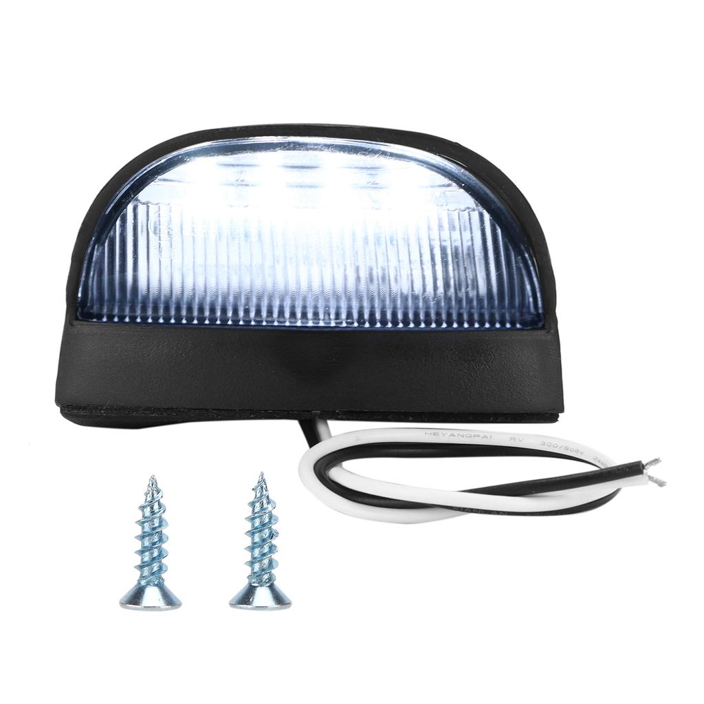 4LED License Plate Lamp Car Tail Lighting 10V?30V for Truck Trailer RVs SUV Boats