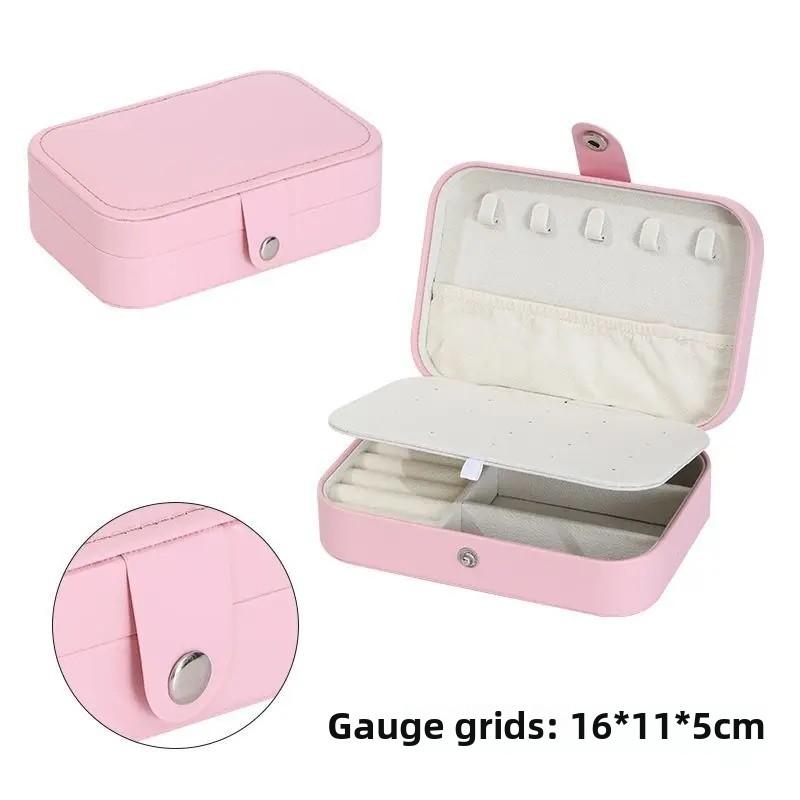 2025Ladies' large capacity multifunctional European travel jewelry box necklace earring storage box