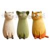 Cat Vase Resin Cat Desk Ornament Whimsical Vase for Bookshelf Mantel Entryway Living Room Dining Table Bedroom Office Balcony