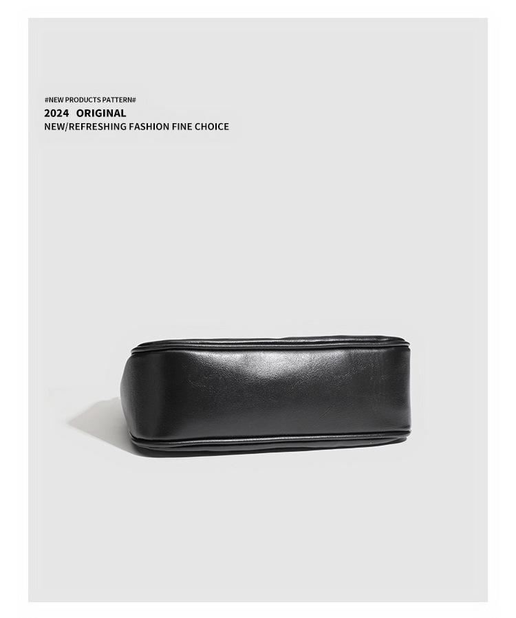 Women's 2025 Spring/Summer Fashion Textured Underarm Bag - Versatile Single Shoulder Dumpling Bag