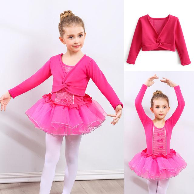 Girls' Ballet Dancewear: Long/Short Sleeve Leotard - Toddler & Children's Chinese Dance Costume