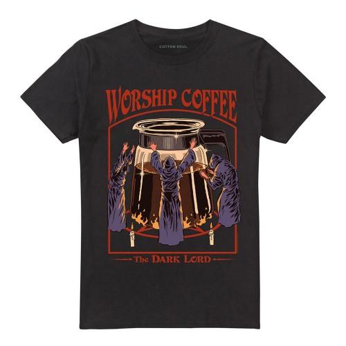 Steven Rhodes Unisex Adult Worship Coffee T-Shirt