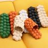 Women Funny Litchi Slippers Soft EVA Lovers Indoor Massage Slipper Slip-on Female Home Floor Shoes Ladies Fashion Slides