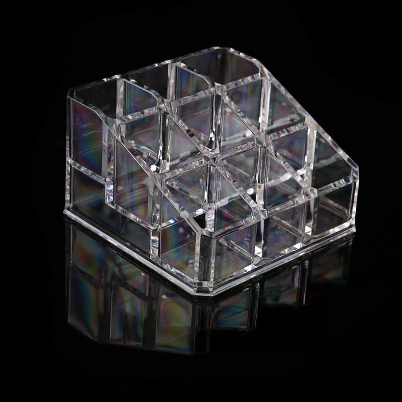 1 Pezzo Scatola Porta Rossetti a 9 Scomparti Trasparente da Scrivania Scatola Porta Lucidalabbra Espositore Minimalista Porta Rossetti