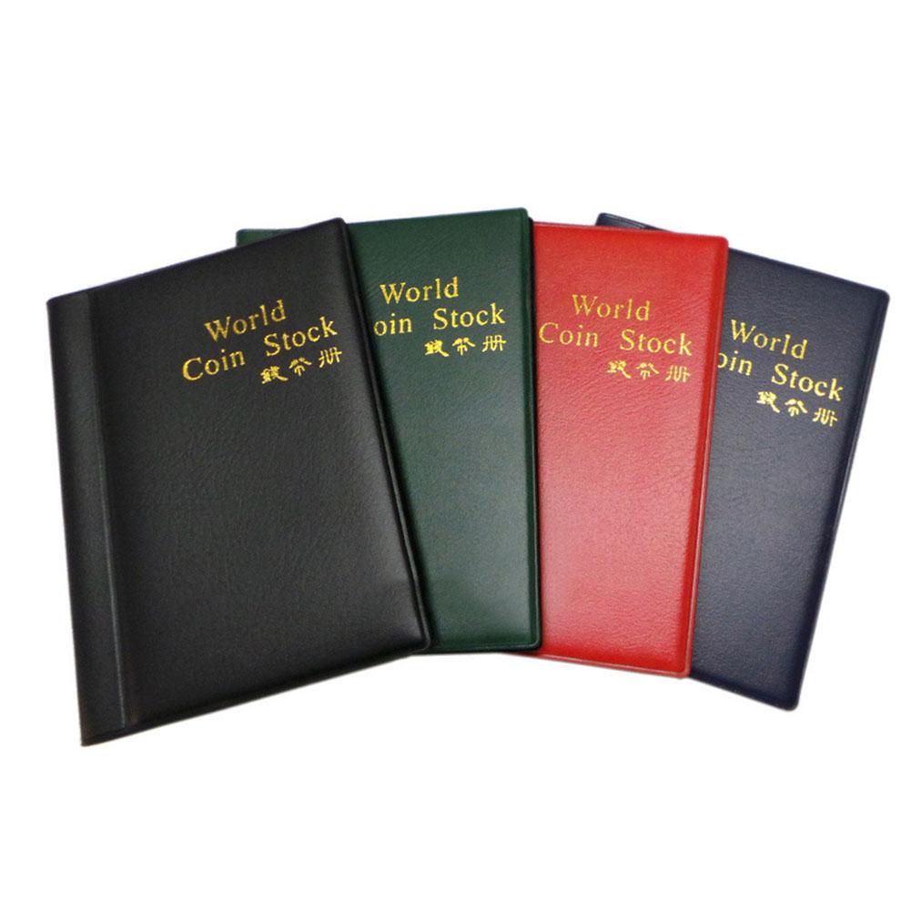 Collection Coin Album 120 Pocket Collection Album Book Collecting Coin Holders Lightweight Storage Penny Money