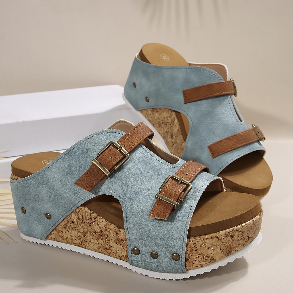 Fashion Women's Platform Sandals Fashion Wedges Sandals Summer New Casual Slippers Women Open Toe Beach Shoes for Women Zapatos De Mujer