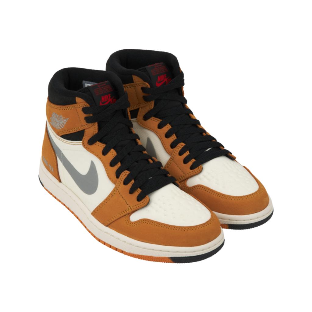 Air Jordan 1 High Element GORE-TEX Light Curry Men Sneakers Orange Cardinal-Red Sail DB2889-700