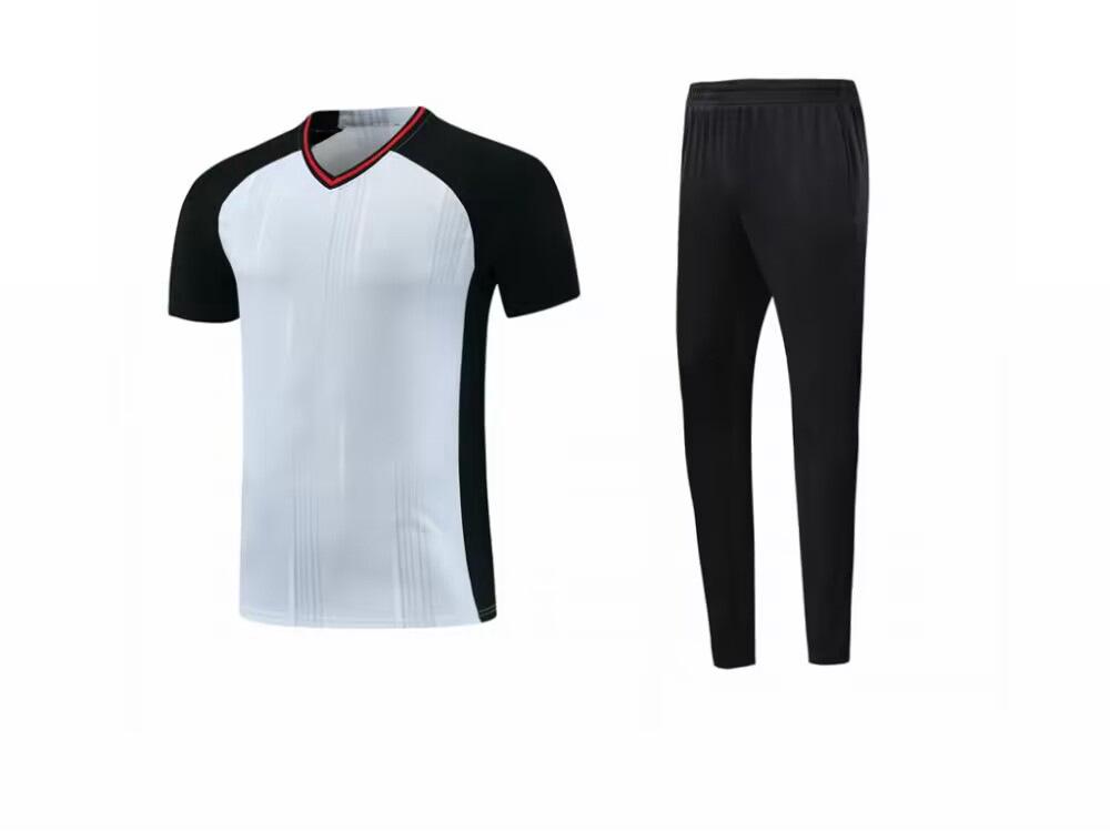 Breathable Referee Uniform Set - Men's Short Sleeve Top & Pants, Women's Competition Gear