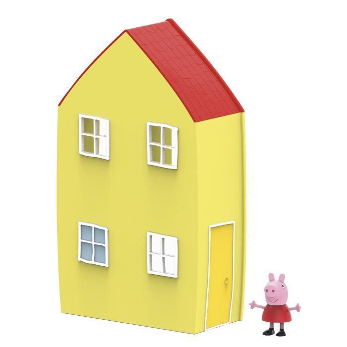 Peppa Pig La maison familiale de Peppa, Jouet pour enfants d'âge préscolaire, comprenant une figurine et 6 accessoires, dès 3 ans
