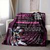 1Pc Love Eternal Nightmare Theme Blanket Soft And Comfortable Casual Warm Camping Travel Christmas Halloween Xmas Gift M924543