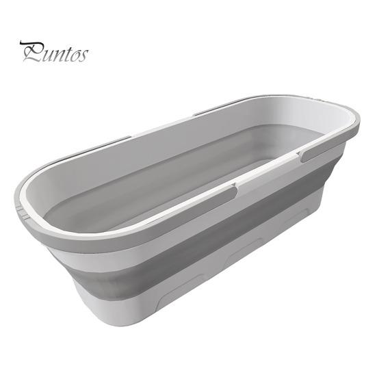 

Ведро для воды, независимый резервуар для жидкости с ручкой, складная конструкция, портативное, большой емкости, многоразовое складное ведро для воды синий