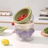 Plastic Vegetable Basket Food Grade Kitchen Storage Baskets Fruit Washing Basket Vegetable Rinsing