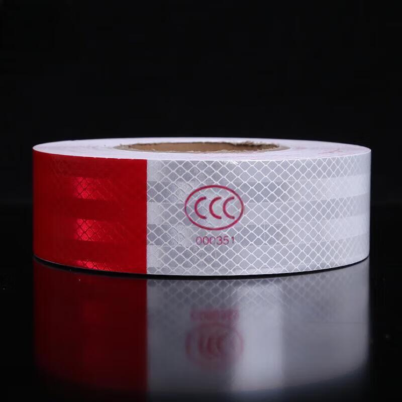 Audeler Red White Reflective Safety Tape