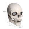 Movable Jaw Full Head Skull Mask Skeleton Mask Halloween Cosplay Scary Mask Horror Helmet for Halloween Festival Party Decoration