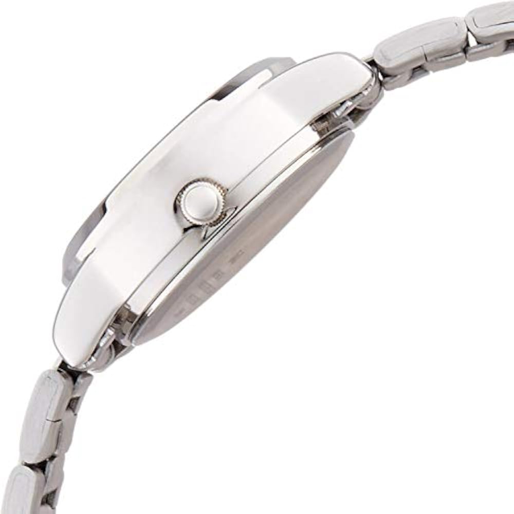 [Citizen Q&Q] Analog Waterproof Date Day Metal Band Watch A207-204 Women's White
