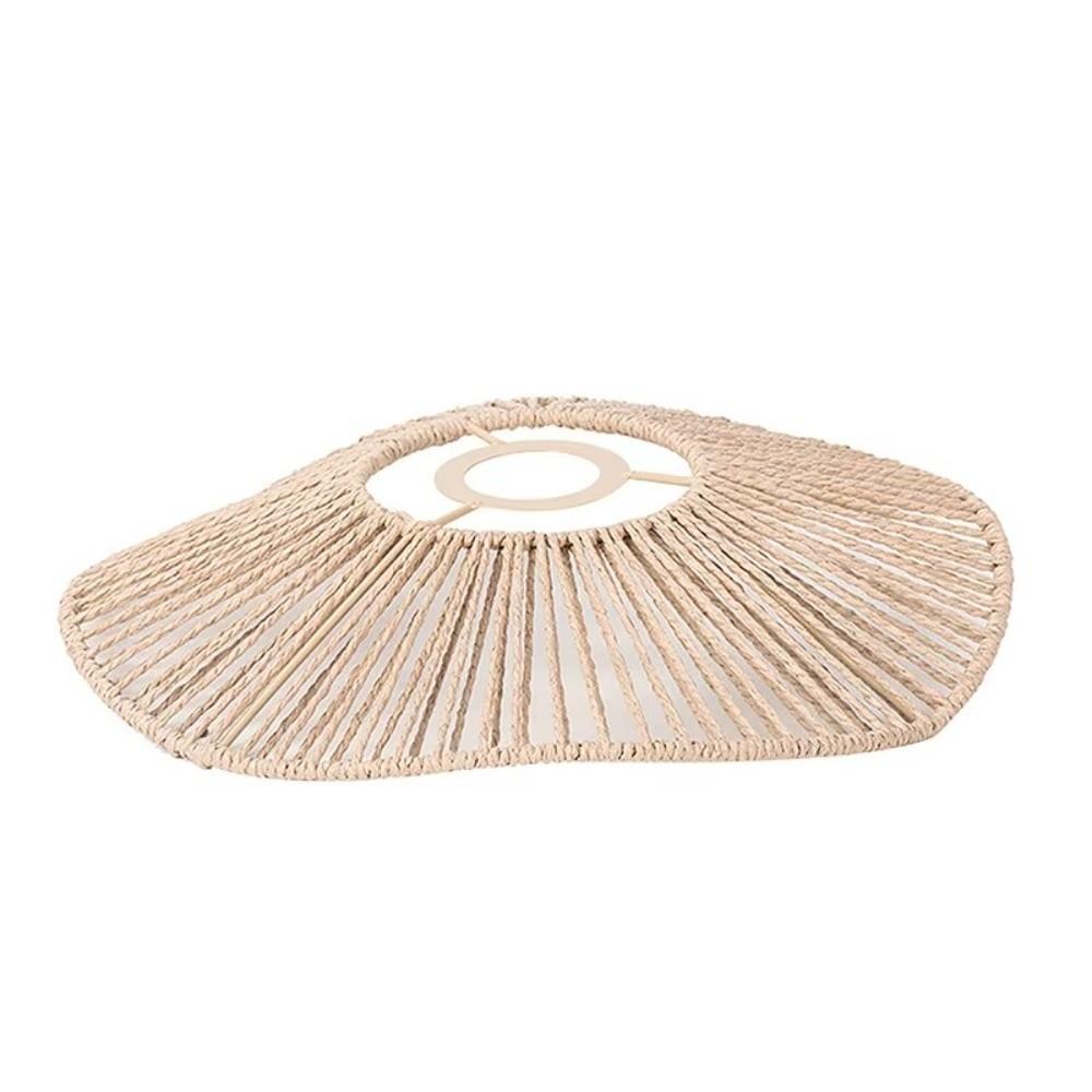 Handwoven Pendant Shade Vintage Chandelier Cover Boho Woven Lamp Shade Home Decoration