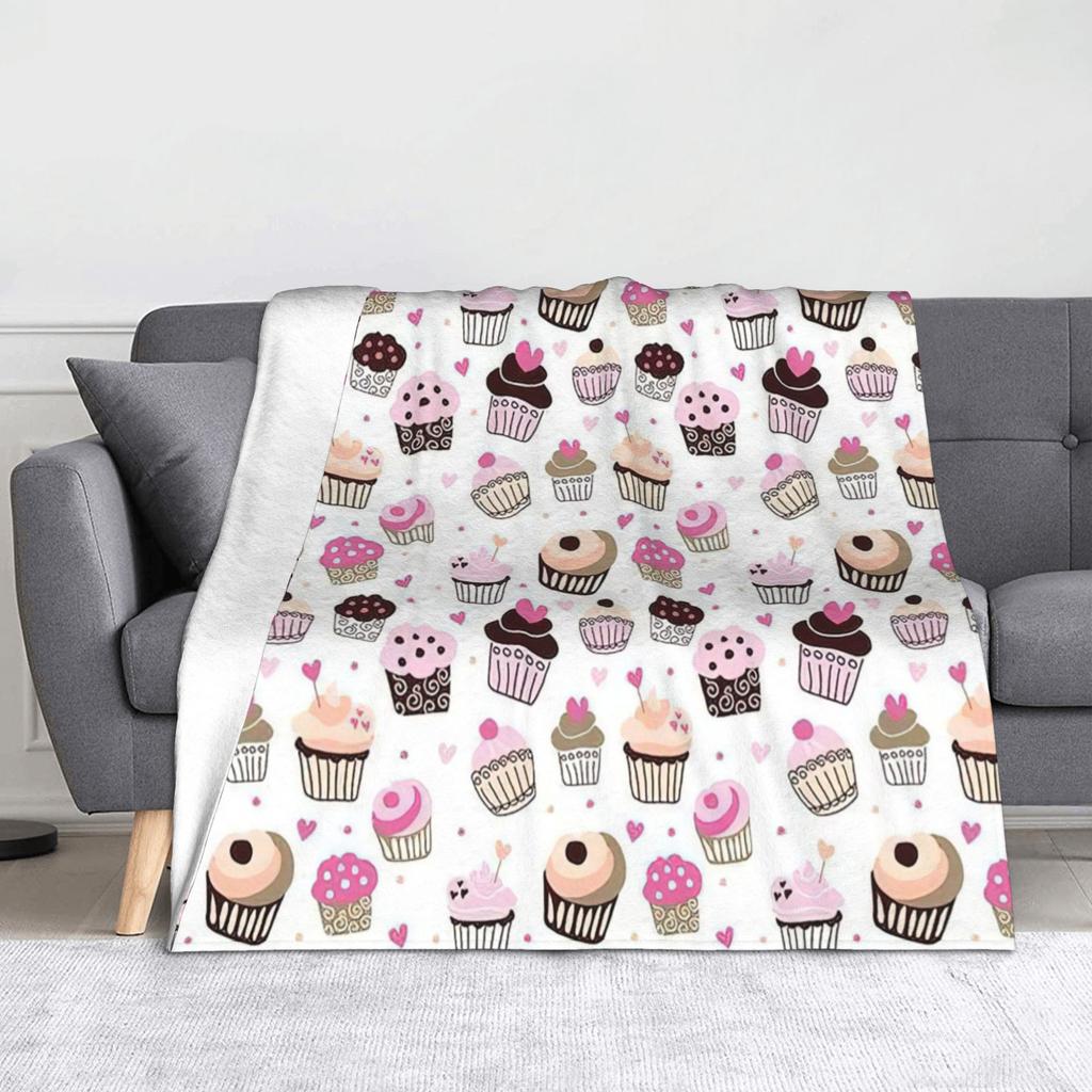 Pepperoni Pizza Pattern Flannel Blanket Tortilla Food Awesome Throw Blankets for Home 125*100cm Bedspread