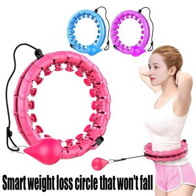 Hubnutí Sportovní Smart Hula Hoop Počítání Kruh Nastavitelné Obruče do Těla Tenký Pas Cvičení