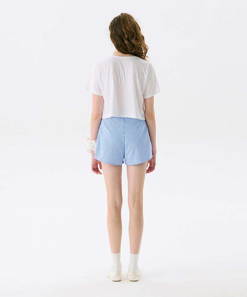 JUNEJUNE SPACE Pattern Shorts_Light Blue