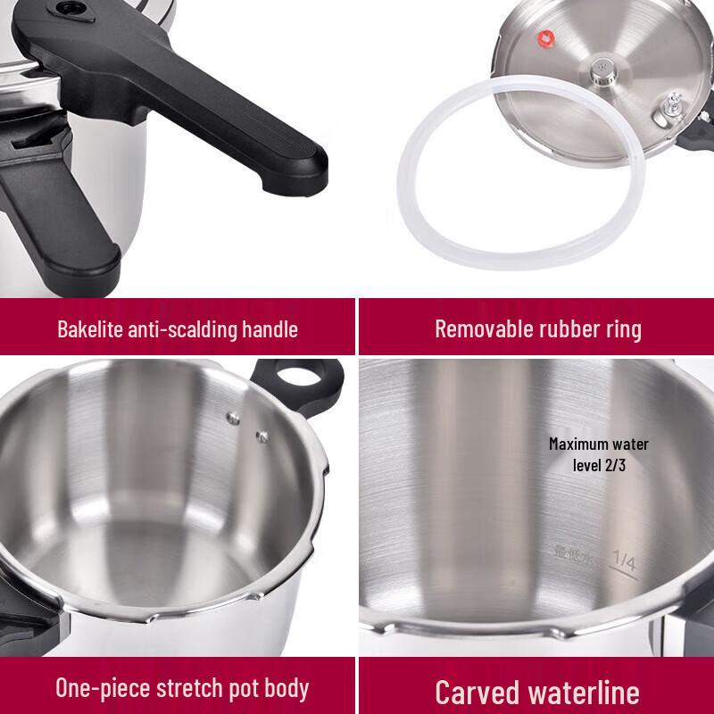Shuangxi Qiaoyue 304 Stainless Steel Pressure Cooker