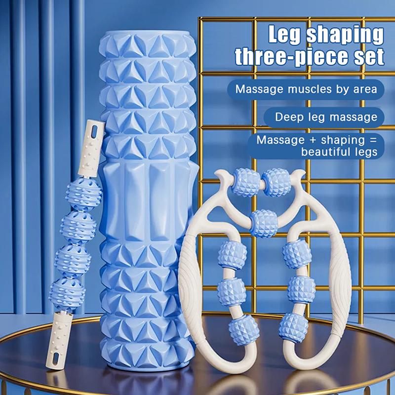 Leg Shaping Massage Roller Of Circular Leg Slimming Leg Massager Muscle Stretching Equipment Fascia Stick Yoga Fitness Column