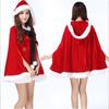 Santa Claus Costume Full Set of Men's and Women's Clothes Golden Velvet Costume Holiday Party Dress Up Christmas Clothes Generation