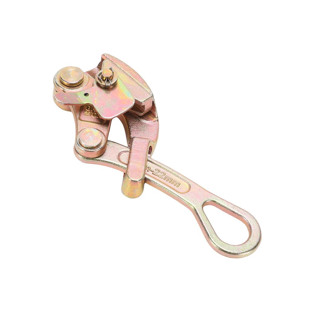 Ferramenta Tensionadora Puxador de Mandíbula de Cabo de Aço de 2 Toneladas para Endireitar Cabos de Aço Trançados de 4-22mm