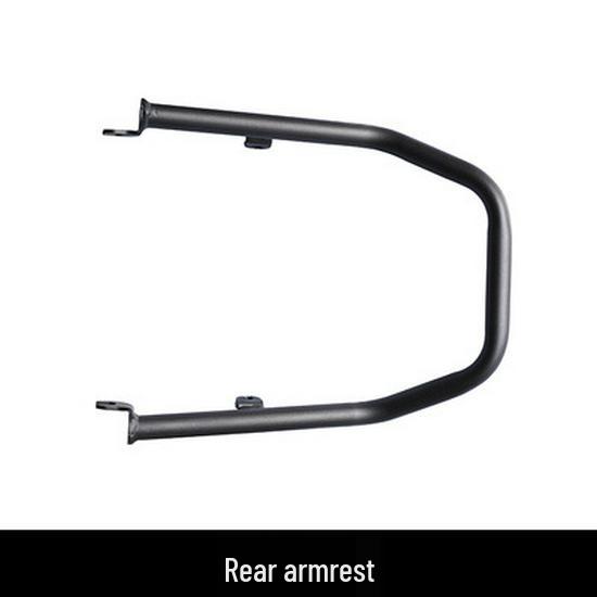 

Xin Yuan New King 650 Rear Bumper Bar and Quick Release Motorcycle Handrail Retro Side Bag Adapter Custom Fit