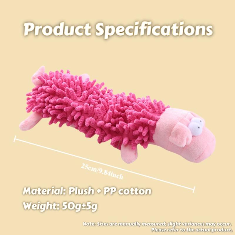 Durable Shaggy Plush Chew Toys for Dogs – Bionics Animal Design Teething Relief & Aggressive Chewer-Safe Dental Care
