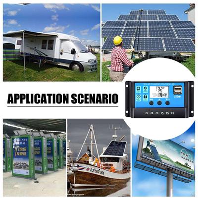Universal Solar Panel Controller Batterie Laderegler 12V/24V Auto Mit