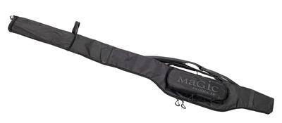 Magic Products (Black, 100-130) One Case with Two Lengths, Easy To Carry On Both Shoulders, Soft Fishing Rod Case with Gusset.