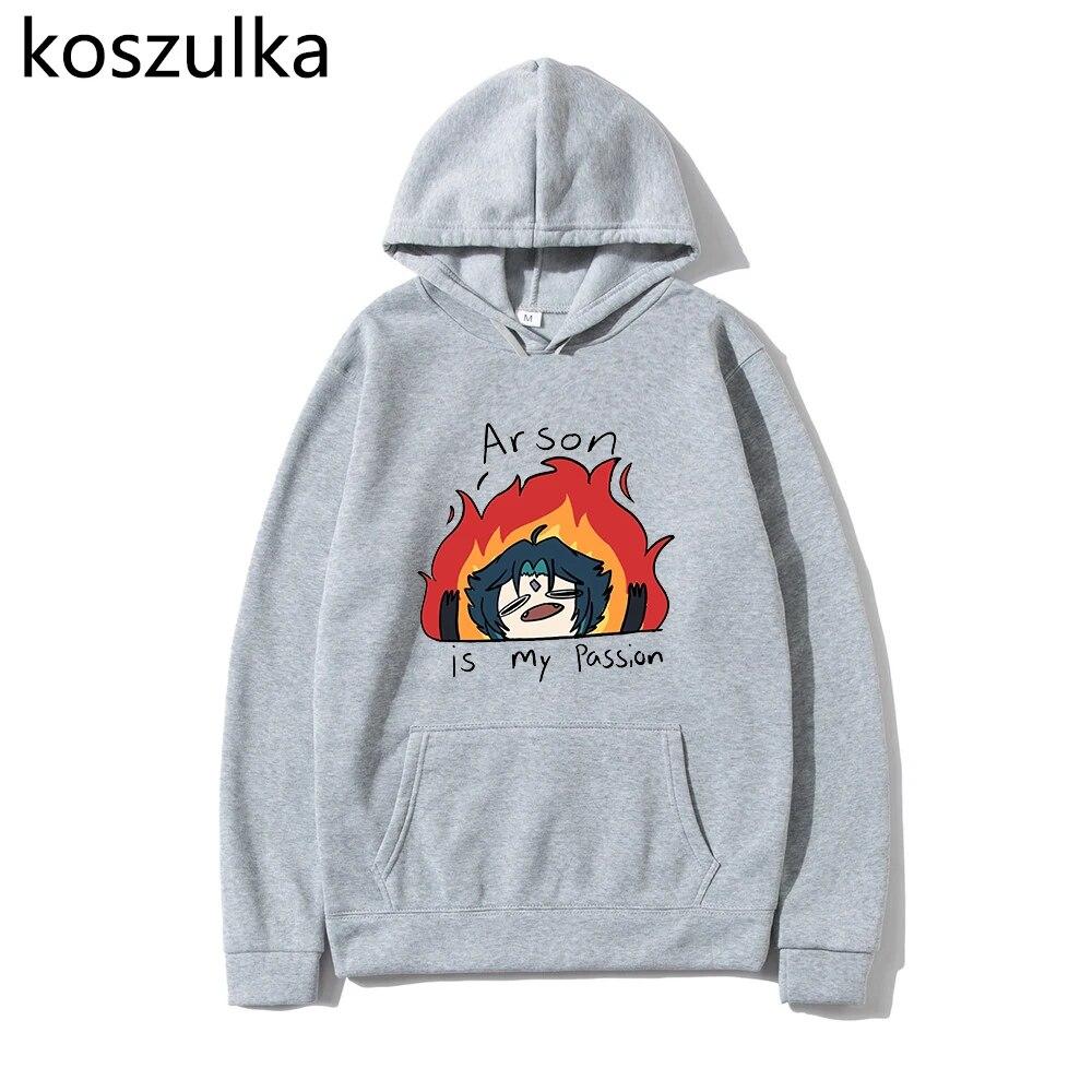 

Забавная толстовка с капюшоном в стиле аниме Сяо, унисекс, женская весна/осень, модные пуловеры больших размеров, толстовки Genshin Impact, Harajuku, графика Sudadera 3XL