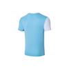 Li Ning Badminton Series Striped Logo Print V-Neck Short Sleeve T-Shirt Men Tops White AAYS073-3