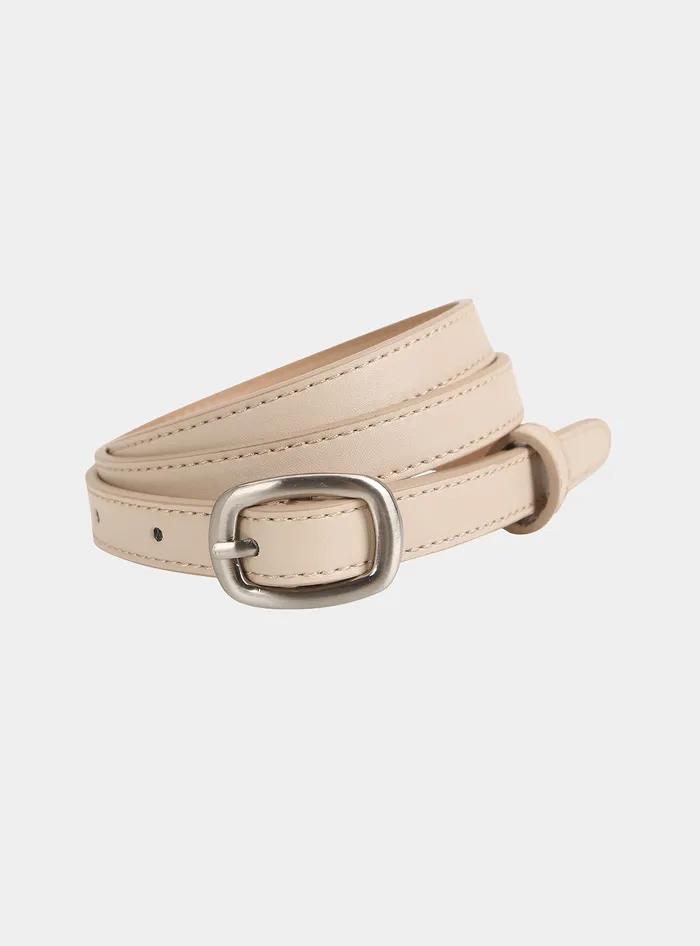 Synthetic Leather Women's Slim Square Belt (HPAUUEA904 RE) HPAUUFA904