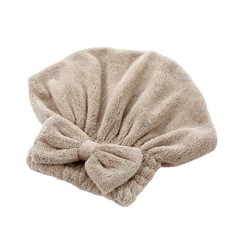 

Toalla de secado rápido de pelo suave y absorbente con lazo para mujer y ducha