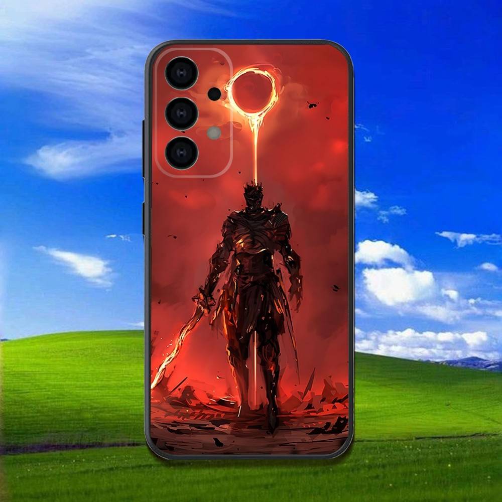 Phone Case For Samsung Galaxy A13,A21s,A22,A31,A32,A52,A53,A71,A80,D-Dark S-Souls Game Soft Black Shell