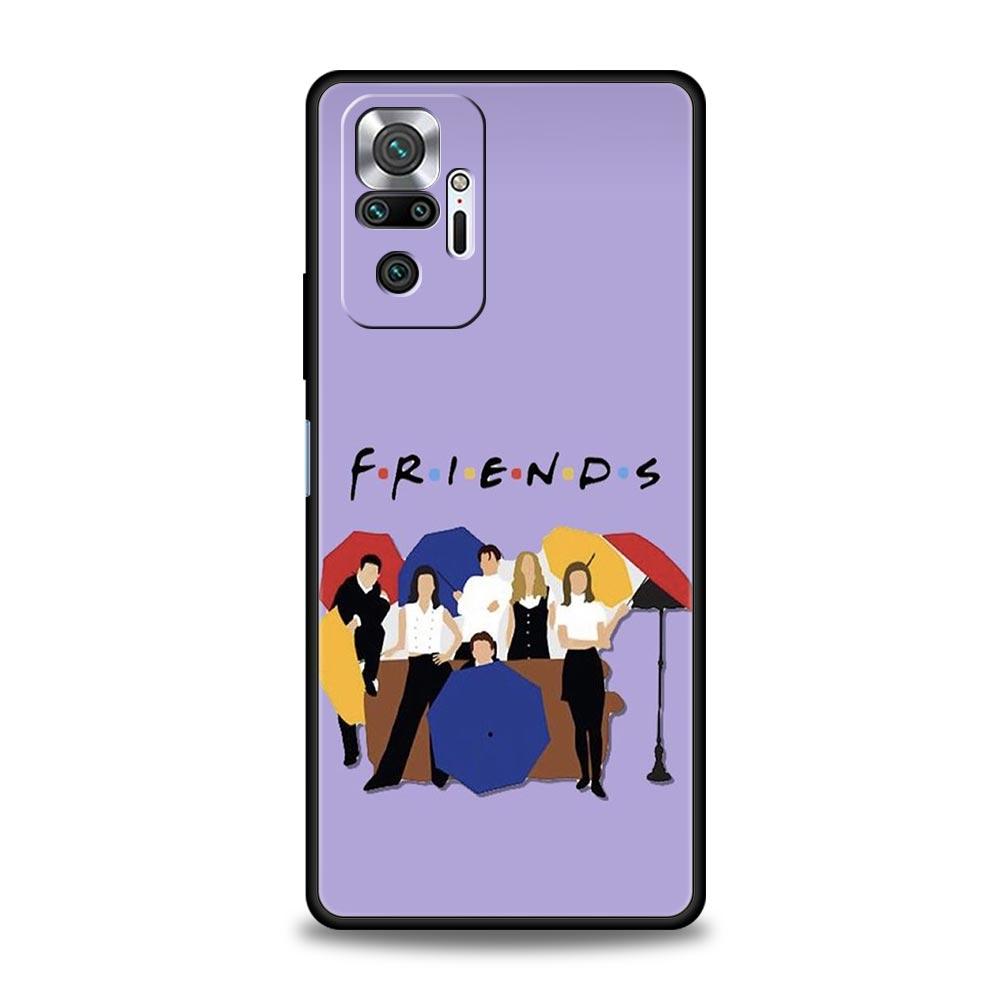 

Phone Case Cover for Redmi 14C 10C Note 15 14 13 12 10 11 Pro Plus K40 5G Soft TPU Shockproof Fundas Shell Friends TV Capa Coque Redmi Note 13