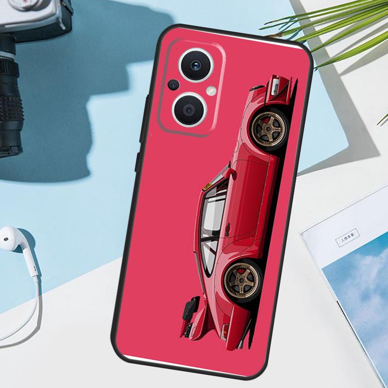 Japan Sports Car Jdm Drift Cover For OPPO Reno 11 Pro 10 12 13 14 14F 13F 12F 11F 7 8 Lite OPPO Find X6 X5 X8 Pro Case