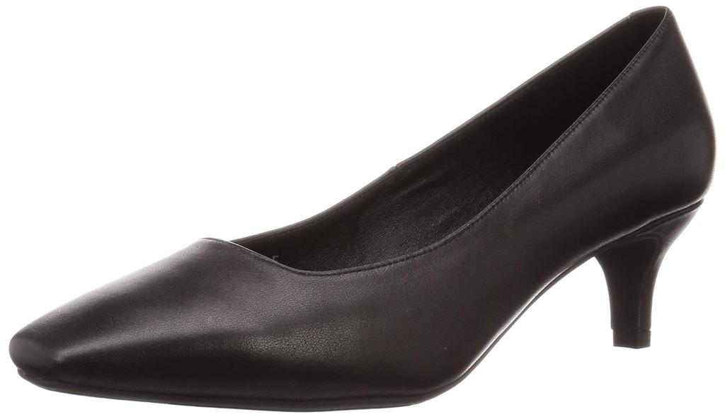 Oriental Traffic Pumps for Genuine Beautiful Job Black E Weddings, Funerals, Recruitment, Leather, Legs, Hunting, Business, Pointed, Square, R-3103,