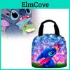 Modern Minimalist Stitch Lunch Bag With Polyester Insulation For School Students And Portable Use