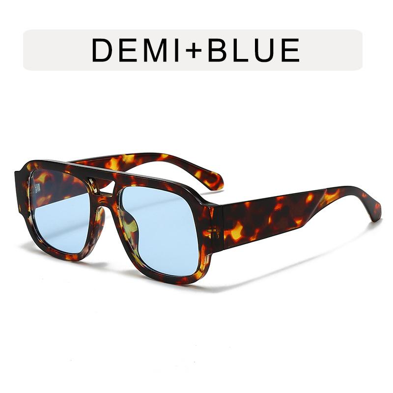 

Солнцезащитные очки в европейско-американском стиле для мужчин, квадратной формы, с двойной переносицей, для вождения, рыбалки, мужские солнцезащитные очки