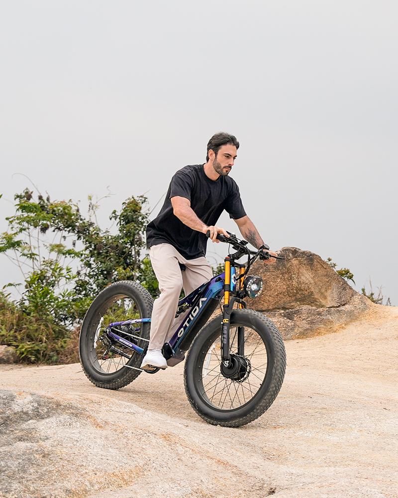OTIDA S26 3000W 80 Km/h Dual-motor Electric Bike, 52V 20Ah, 26-inch Wide Tyres, Electric Mountain Bike, Electric Bike for Adults