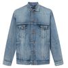 Balenciaga Large Fit Grafitti Backlogo Denim Jacket 678354TDW143341