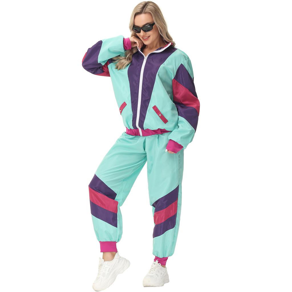 Music Festival Festival Performance Baseball Uniform European and American Retro Era Carnival Party Hip Hop Stage Performance Uniform