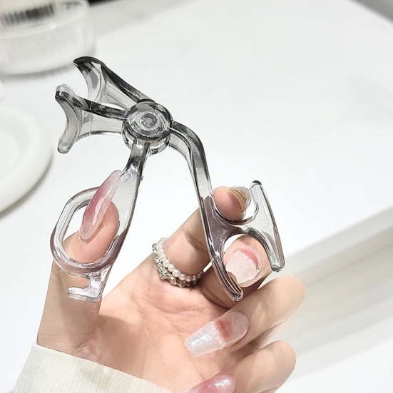 Yousheng Eyelash Curler with Silicone Comb Portable Travel Ergonomic Handle Lashes Clip Professional Beginner Women Eye Lashes Curling Tools