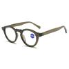 Retro Oval Women Reading Glasses Vintage Round Frame Men Far Sight Glasses Personalized Anti Blue Light Presbyopia Glasses
