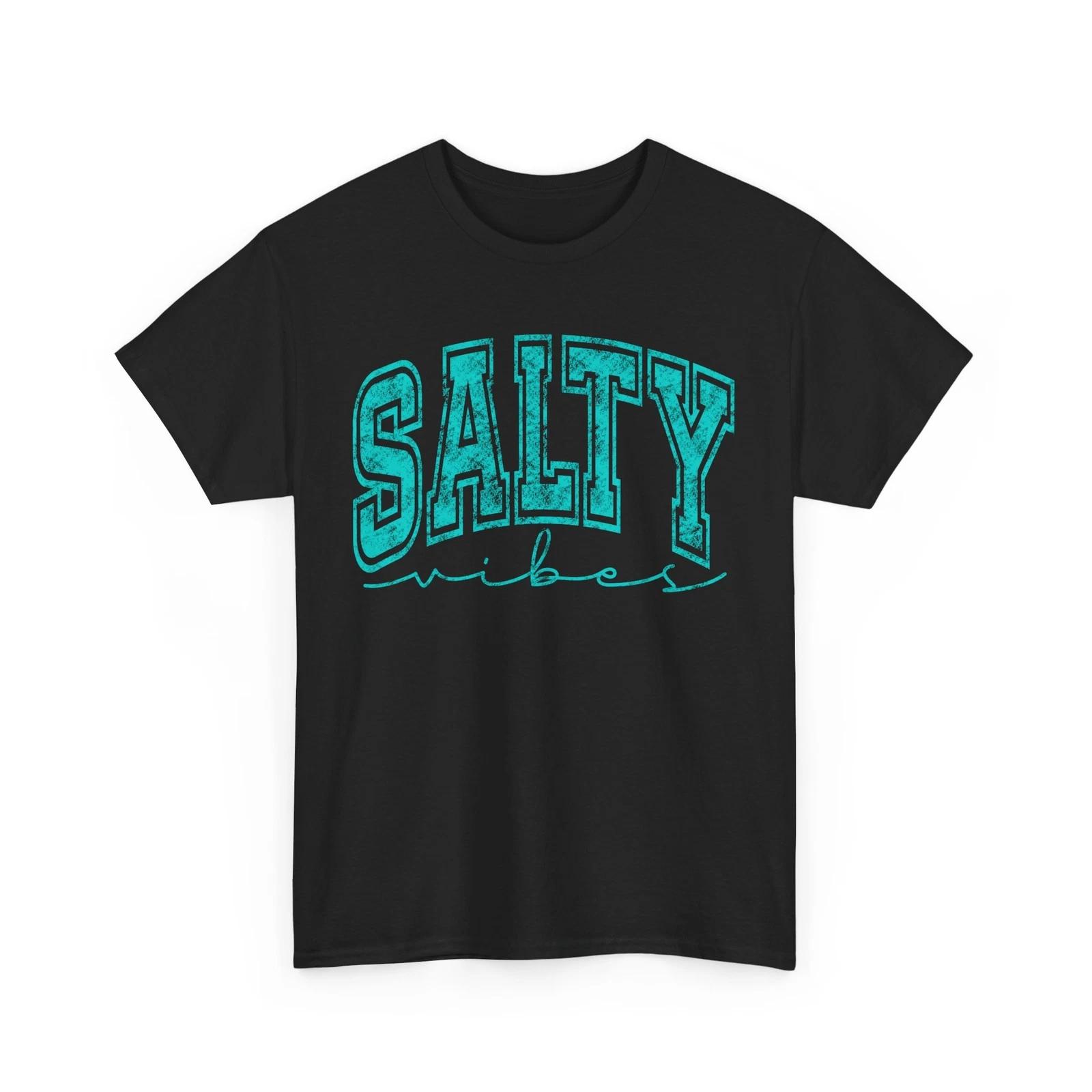 

Salty Vibes T-Shirt | Laid-Back & Relaxed Summer Tee | Summer T-Shirt S