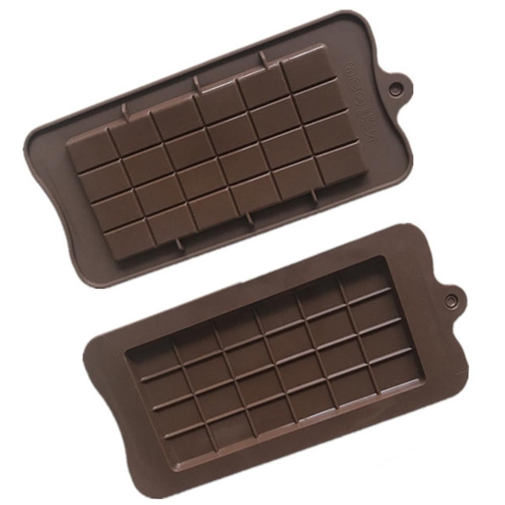 DIY Chocolate Mold Cake Maker Silicone Ice Tray Rectangle Mould Kitchen Bakeware for Household Kitchen Easy Supplies