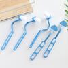 1pcs Portable Curved Bathroom Cleaning Brush Cleaning Accessories Bathroom Brush Angle Handle Curved Brush Toilet Brush