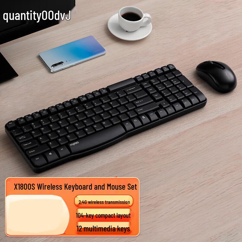Rapoo X1800S Wireless Keyboard and Mouse Combo